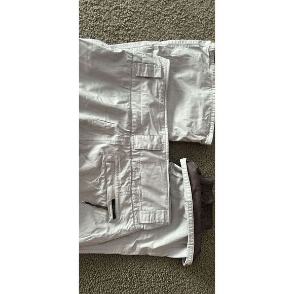 Holden Woman’s Ski Snowboard Pants Grey Leather Trim Medium - Picture 6 of 9
